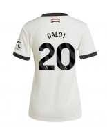 Manchester United Diogo Dalot #20 Alternativní Dres pro Dámské 2024-25 Krátký Rukáv